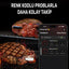 Thermopro TP980-2 Şarjlı 320m Kablosuz Alarmlı 2Problu APP, Monitörlü Profesyonel Gıda Termometresi