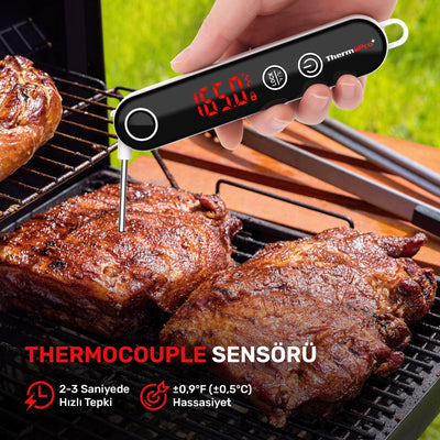 Thermopro TP18S Daldırma/Saplama Izgara/Barbekü/Mangal Et Gıda ölçme Pişirme Termometresi