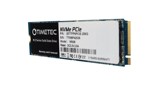 Timetec 35TTFP6PCIE-256G 256 GB 1800/1500 MB/S PCIe NVMe M.2 2280 Gen3x4 SSD