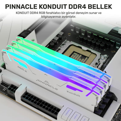 Timetec Pinnacle PKMD4U32C16CHW16G 16GB DDR4 3200Mhz 2Rx8 CL16 RGB Masaüstü Ram