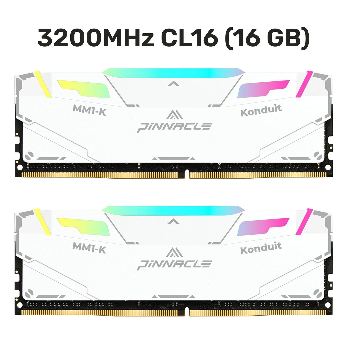 Timetec Pinnacle PKMD4U32C16CHW16G 16GB DDR4 3200Mhz 2Rx8 CL16 RGB Masaüstü Ram