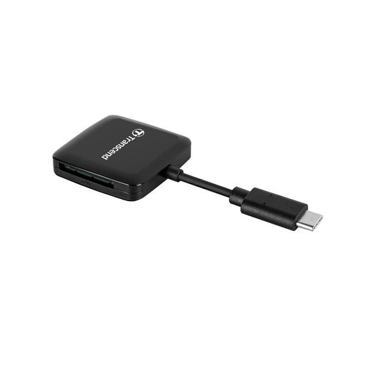 Transcend TS-RDC3 SD/microSD, USB 3.2 Gen 1, Siyah, Type C Kart Okuyucu