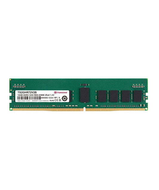 Transcend TS2GHR72V2B 16GB DDR4 3200MHz 1.2V CL22 ECC Server Ram