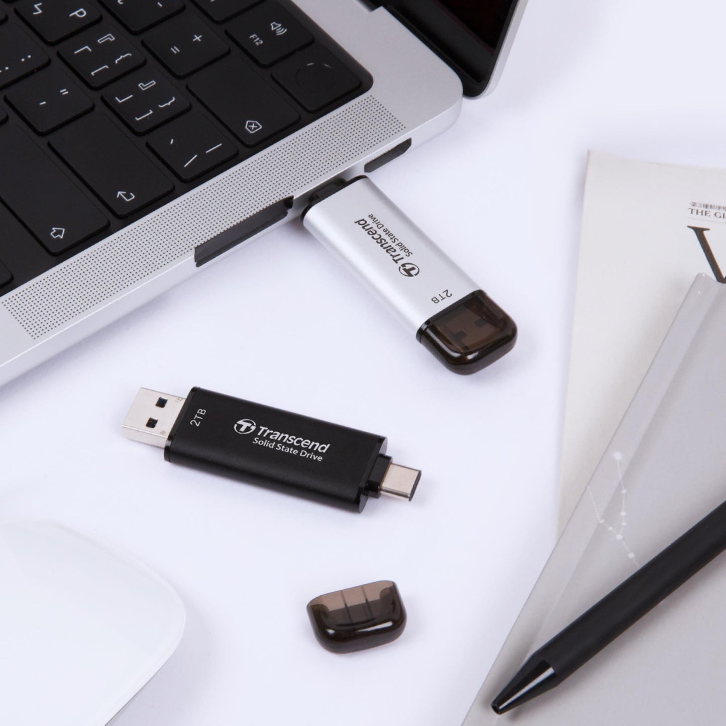 Transcend TS256GESD310C 256GB USB/Type-C 10Gbps Taşınabilir Harici SSD - Siyah OUTLET