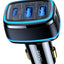 Usams US-CC126 PD Type-C + 2xUSB-A 80W Çakmaklık Hızlı Şarj Cihazı