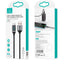 Usams US-SJ544 Dijital Göstergeli,Çipli,Örgülü,1.2m PD 66W USB to Type-C Hızlı Şarj ve Data Kablosu