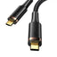 Usams US-SJ553 U72 Type-C To Type-C 5K 60HZ 0.8m 100W USB4 Ses,Görüntü,Data Aktarma Kablosu