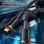Usams US-SJ553 U72 Type-C To Type-C 5K 60HZ 0.8m 100W USB4 Ses,Görüntü,Data Aktarma Kablosu