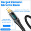 Usams US-SJ588 Dijital Göstergeli 1.2m PD 20W Type-C to Lightning iPhone Hızlı Şarj ve Data Kablosu