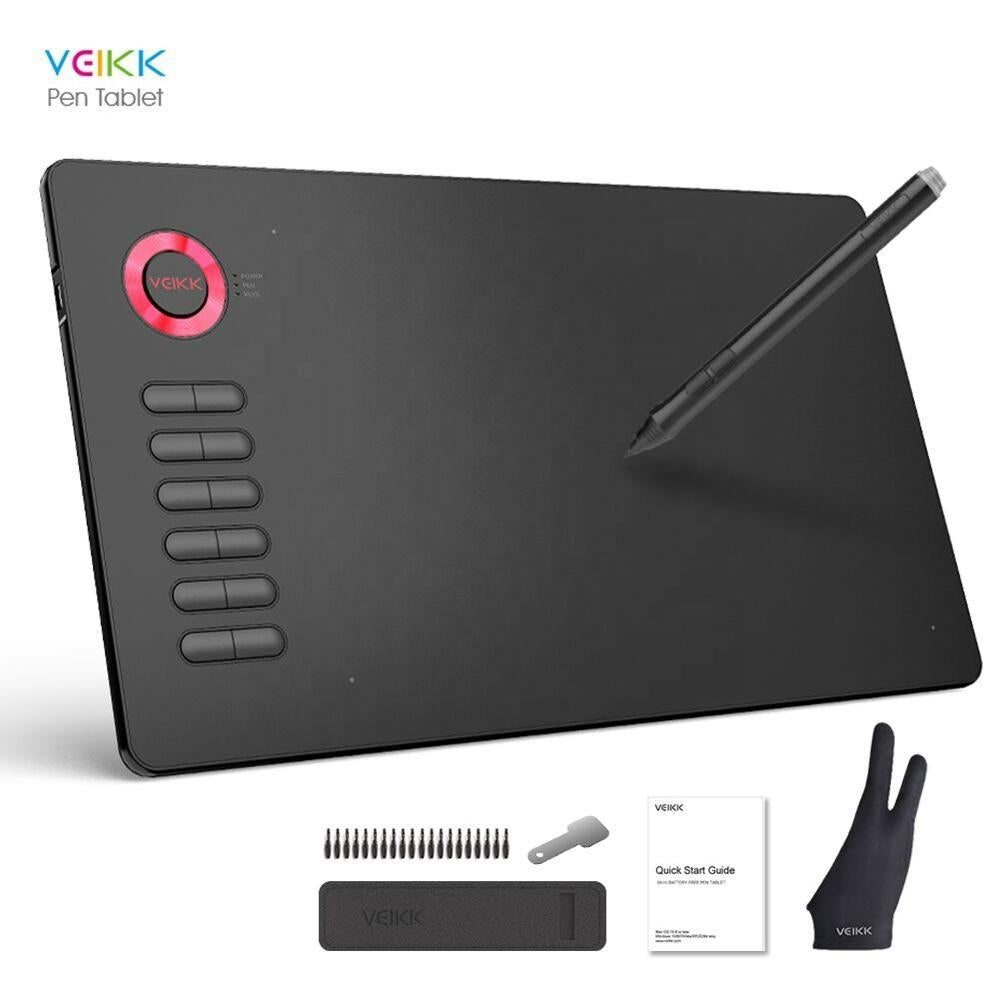 Veikk A15 Pro 10x6" 8192 Level 5080 LPI Grafik Tablet + Kalem