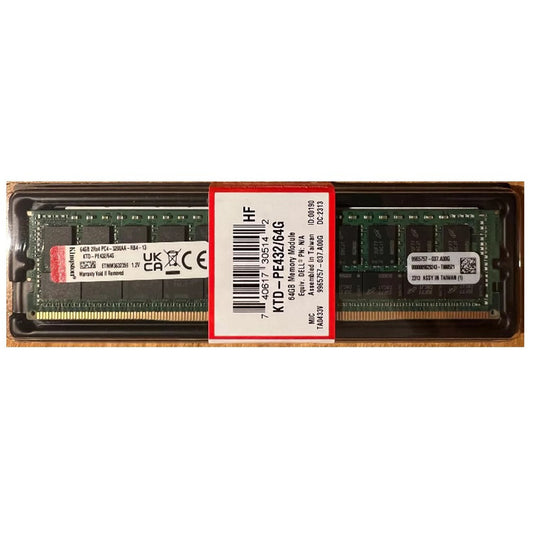 KINGSTON KTD-PE432/64G 64GB DDR4 3200mhz ECC REG Server Belleği