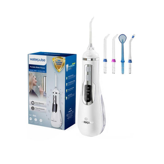 WaterPulse WP-V500-W Water Flosser Taşınabilir, Şarjlı, Masajlı, Diş Protez Bakım ve Ağız Duşu