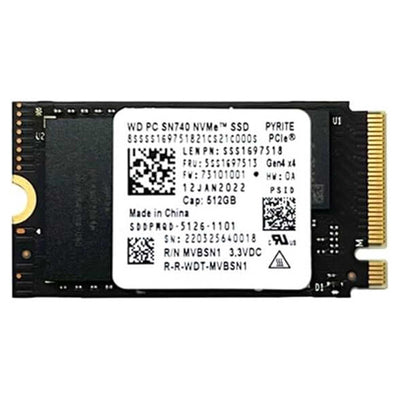 WD SN740 512GB M.2 NVME 22x42 SSD