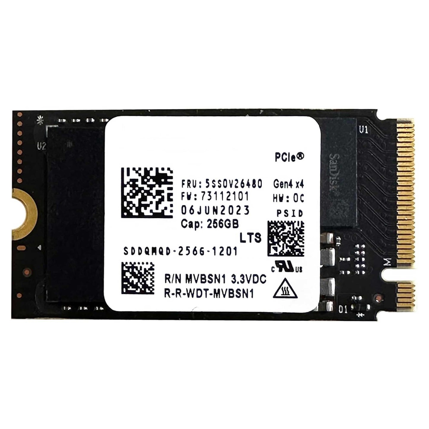 Western Digital SN740 256GB 4000/2000MB/s Gen4x4 22x42 M.2 NVMe SSD