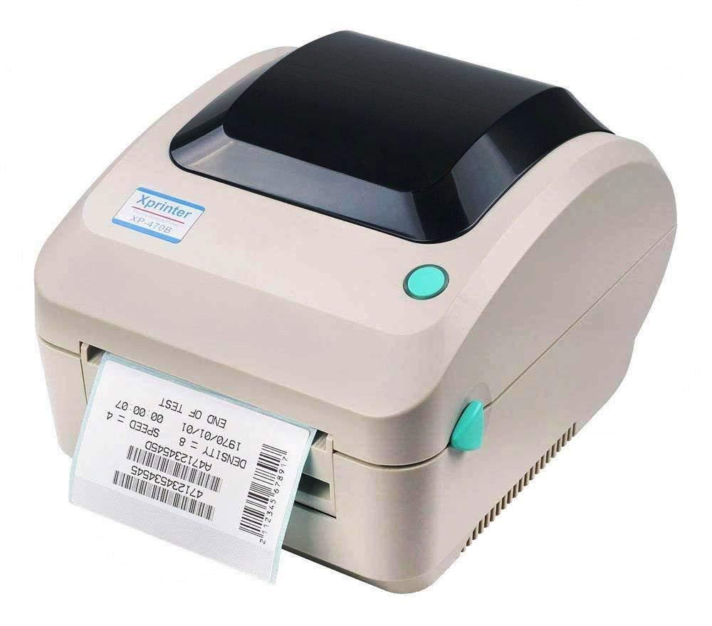 Xprinter 203DPI 127MM/S XP-470B Direct Thermal USB Barkod Yazıcı