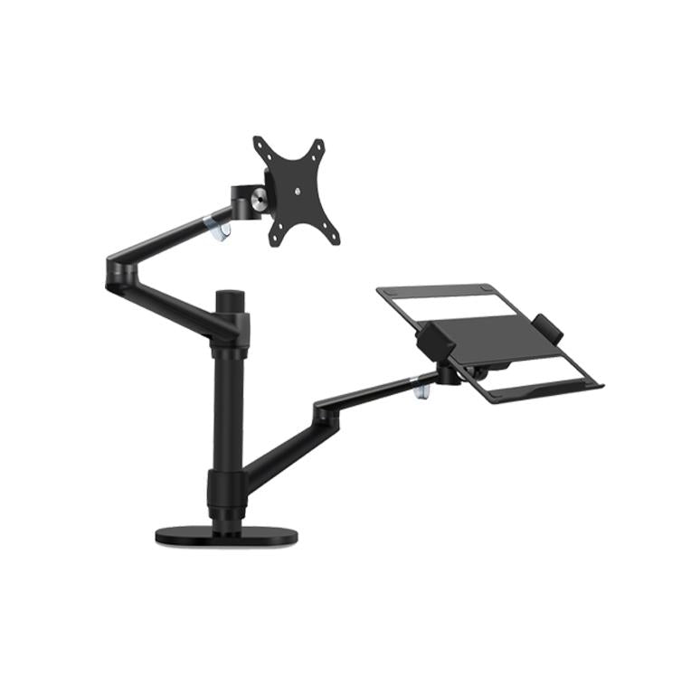 NPO STD7090B 10"-27" Notebook Stand ve Amortisörsüz Vesa Monitör Tutucu Kol Siyah